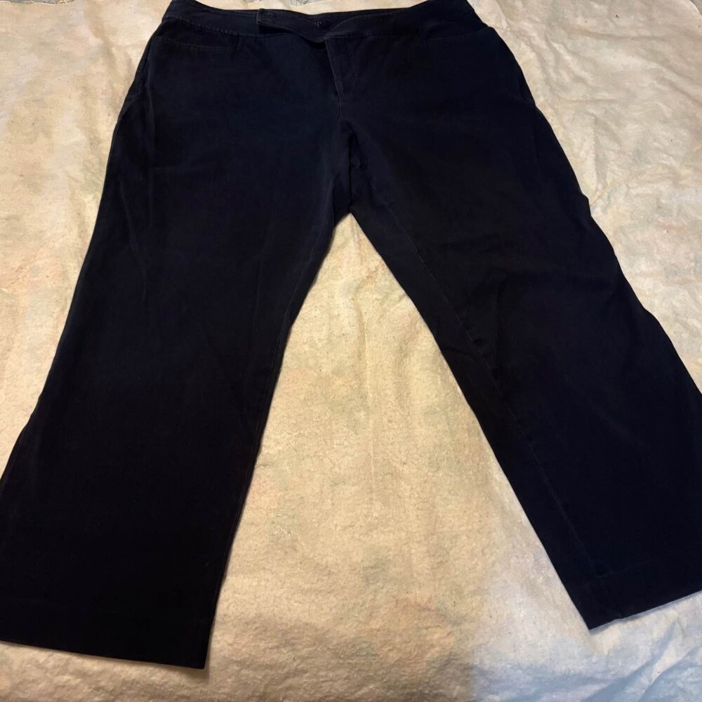 Chaps Women's Size 20W Dark Navy Pants
